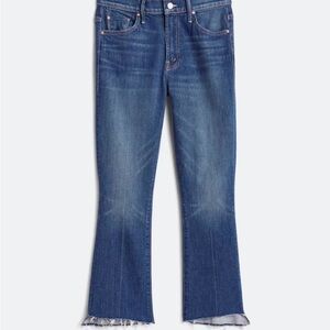 MOTHER Insider Step Crop Frau Blue  Jeans Sz 30